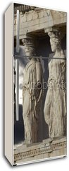 Samolepka na lednici flie 80 x 200, 77826617 - Caryatids, erechtheum temple on Acropolis of Athens, Greece