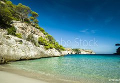 Fototapeta papr 184 x 128, 77912679 - Cala Macarelleta, Menorca, Spain
