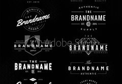 Samolepka fólie 145 x 100, 78121336 - vintage logo - vintage logo a insignie 1