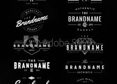 Samolepka flie 200 x 144, 78121336 - vintage logo 