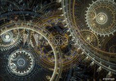 Fototapeta papr 184 x 128, 78397269 - Fantasy steampunk design - Fantasy design steampunk