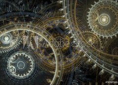 Samolepka flie 200 x 144, 78397269 - Fantasy steampunk design - Fantasy design steampunk