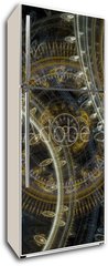 Samolepka na lednici flie 80 x 200  Fantasy steampunk design, 80 x 200 cm