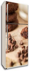 Samolepka na lednici fólie 80 x 200, 78547731 - Double chocolate chip cookies - Dvojité čokoládové cookie