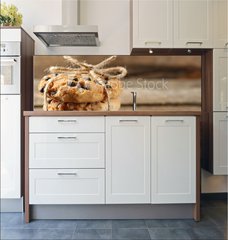 Fototapeta do kuchyn flie 180 x 60, 78640228 - Tasty cookies on rustic wooden background