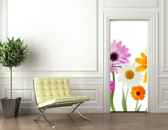 Samolepka na dvee flie 90 x 220, 7866722 - Summer daisies