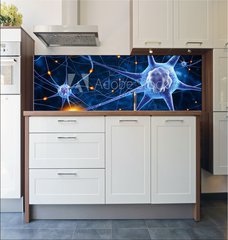 Fototapeta do kuchyn flie 180 x 60, 78707112 - nerve cells - nervov buky