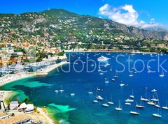 Fototapeta270 x 200  azure coast of France  panoramic view of Nice, 270 x 200 cm