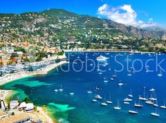 Fototapeta papr 360 x 266, 79115095 - azure coast of France - panoramic view of Nice - azurov pobe Francie