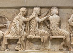 Fototapeta pltno 330 x 244, 79122097 - Ancient Greek Temple Frieze detail, Delhpi, Greece