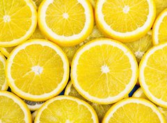 Fototapeta papr 360 x 266, 79134389 - Lemon slices background - Lemon pltky pozad