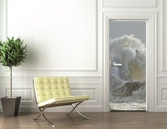 Samolepka na dvee flie 90 x 220  Sunny storm, 90 x 220 cm