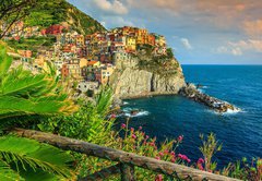 Fototapeta pltno 174 x 120, 79379736 - Manarola village on the Cinque Terre coast of Italy,Europe