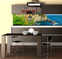 Fototapeta do kuchyn flie 260 x 60, 79379736 - Manarola village on the Cinque Terre coast of Italy,Europe