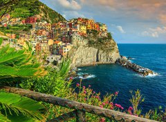 Fototapeta pltno 330 x 244, 79379736 - Manarola village on the Cinque Terre coast of Italy,Europe