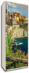 Samolepka na lednici flie 80 x 200, 79379736 - Manarola village on the Cinque Terre coast of Italy,Europe