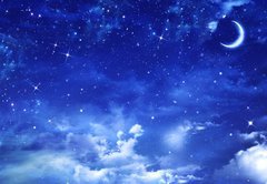 Fototapeta174 x 120  beautiful background, nightly sky, 174 x 120 cm