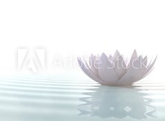 Fototapeta papr 360 x 266, 79997387 - Zen lotus on water