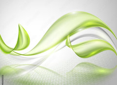 Fototapeta plátno 160 x 116, 80011553 - Abstract wave spring background