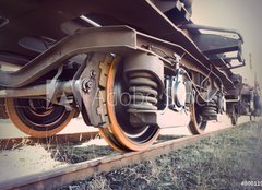 Fototapeta papr 160 x 116, 80011909 - vintage train - vinobran vlak