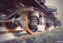 Fototapeta plátno 174 x 120, 80011909 - vintage train - vinobraní vlak