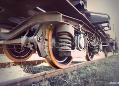 Fototapeta vliesov 200 x 144, 80011909 - vintage train - vinobran vlak