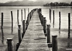 Samolepka flie 200 x 144, 80039561 - old wooden jetty - star devn molo