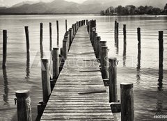 Fototapeta254 x 184  old wooden jetty, 254 x 184 cm