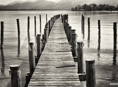 Samolepka flie 270 x 200, 80039561 - old wooden jetty - star devn molo