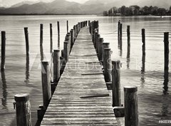 Fototapeta360 x 266  old wooden jetty, 360 x 266 cm