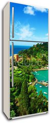 Samolepka na lednici flie 80 x 200  Portofino village on Ligurian coast, Italy, 80 x 200 cm