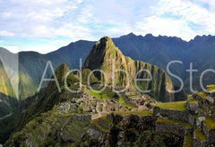 Fototapeta pltno 174 x 120, 80255098 - Panorama of Machu Picchu, lost Inca city in the Andes, Peru