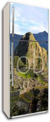 Samolepka na lednici fólie 80 x 200, 80255098 - Panorama of Machu Picchu, lost Inca city in the Andes, Peru - Panorama z Machu Picchu, ztracené město Inků v Andách, Peru