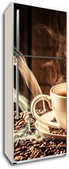 Samolepka na lednici flie 80 x 200, 80280920 - Taste coffee cup with roasted seeds