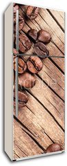 Samolepka na lednici flie 80 x 200  Coffee beans, 80 x 200 cm