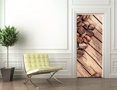 Samolepka na dvee flie 90 x 220, 80761673 - Coffee beans