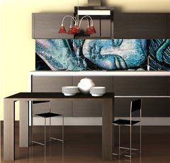 Fototapeta do kuchyn flie 260 x 60  Graffiti femme endormie, 260 x 60 cm