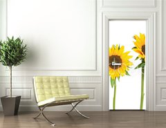 Samolepka na dvee flie 90 x 220, 814278 - sunflowers