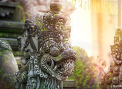 Samolepka flie 100 x 73, 81455657 - Balinese stone sculpture art and culture - Balijsk kamenn sochask umn a kultura