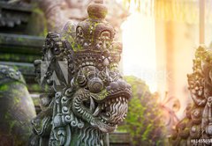 Samolepka flie 145 x 100, 81455657 - Balinese stone sculpture art and culture - Balijsk kamenn sochask umn a kultura