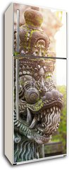 Samolepka na lednici fólie 80 x 200, 81455657 - Balinese stone sculpture art and culture - Balijské kamenné sochařské umění a kultura