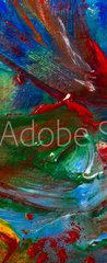 Samolepka na dvee flie 90 x 220, 81846317 - wet acrylic paint on canvas closeup