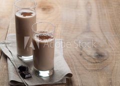 Samolepka flie 200 x 144, 81943305 - Chocolate and banana smoothie - okoldov a bannov smoothie