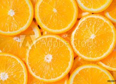 Fototapeta100 x 73  Orange Slices Background, 100 x 73 cm