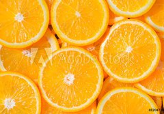 Fototapeta184 x 128  Orange Slices Background, 184 x 128 cm