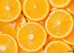Samolepka flie 200 x 144, 82047365 - Orange Slices Background