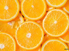 Samolepka flie 270 x 200, 82047365 - Orange Slices Background
