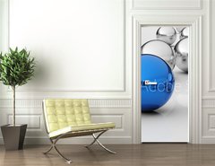 Samolepka na dvee flie 90 x 220, 82377710 - Business. 3D. Leader Concept