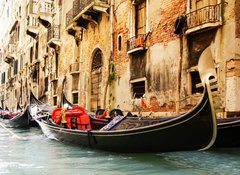 Samolepka flie 100 x 73, 8266840 - Traditional Venice gandola ride