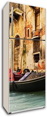 Samolepka na lednici flie 80 x 200  Traditional Venice gandola ride, 80 x 200 cm